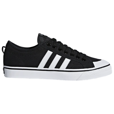 Shop Adidas Originals Mens  Nizza In Black/white