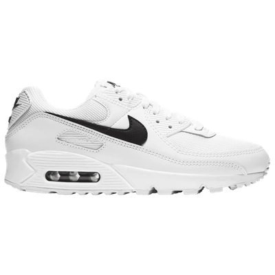 Shop Nike Womens  Air Max 90 In White/white/black