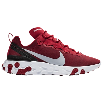 Shop Nike Mens  React Element 55 In Gym Red/wolf Grey/white