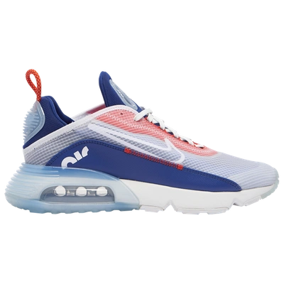 Shop Nike Mens  Air Max 2090 In White/white/chile Red