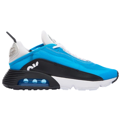 Shop Nike Mens  Air Max 2090 In Laser Blue/white/black
