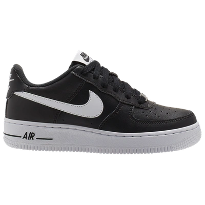 Shop Nike Boys  Air Force 1 Low In Black/white