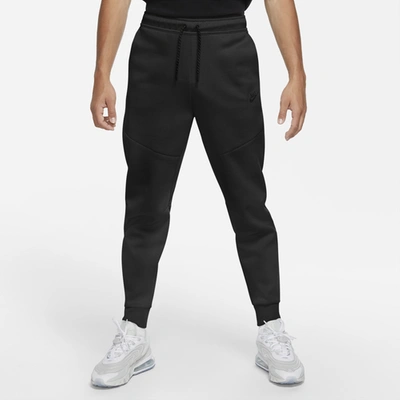 Shop Nike Mens  Tech Fleece Joggers In Black/black
