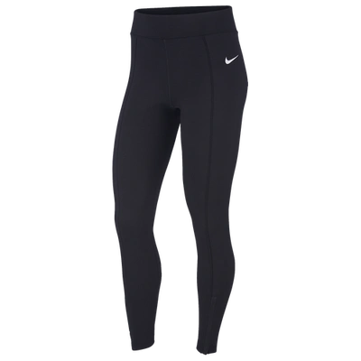 Shop Nike Womens  Leg-a-see Zip Legging In Black/white
