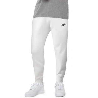 Shop Nike Mens  Club Joggers In White/black