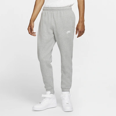 Nike Club Joggers In Dark Grey Heather/white | ModeSens