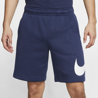 Shop Nike Mens  Gx Club Shorts In Midnight Navy/white