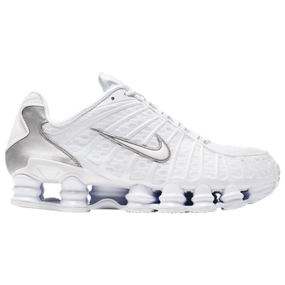 Shop Nike Mens  Shox Tl In White/white