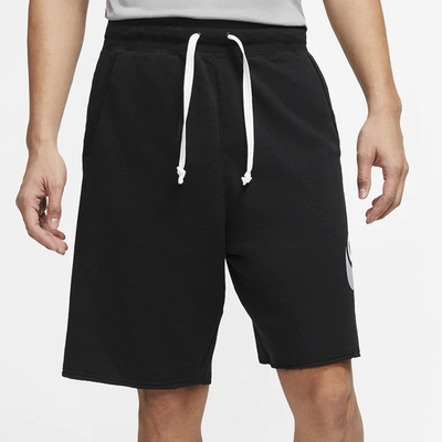 Shop Nike Mens  Nsw Alumni City Shorts In Black/white