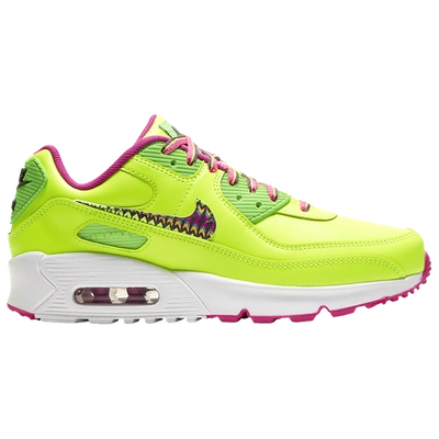 Shop Nike Boys  Air Max 90 In Volt/multi/fire Pink