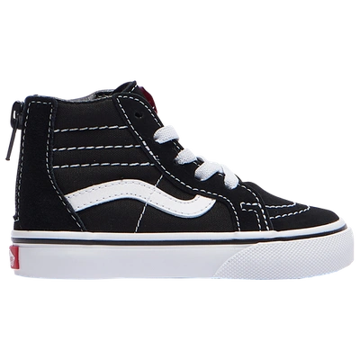 Shop Vans Boys  Sk8-hi Zip In Black/true White