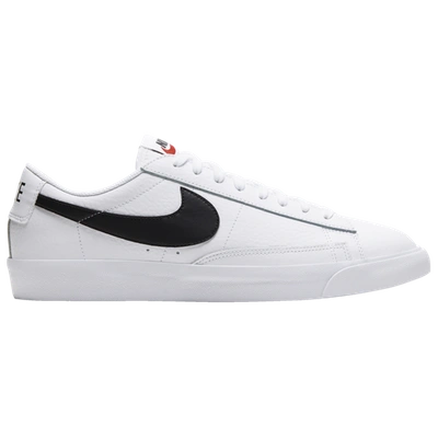 Shop Nike Mens  Blazer Low In White/black