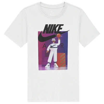 Shop Nike Boys  Nsw  Air T-shirt In White/multi
