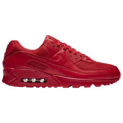 Shop Nike Mens  Air Max 90 In University Red/university Red/black