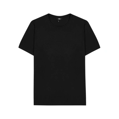 Shop Paige Cash Black Stretch-jersey T-shirt