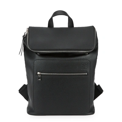 Shop Loewe Goya Black Leather Backpack