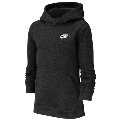Shop Nike Boys  Futura Club Hoodie In Black/white