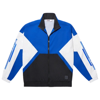 Shop Fila Mens  X Vfiles Oma Track Jacket In Blue/black