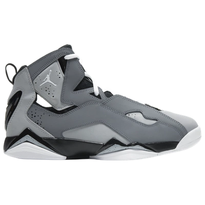 Shop Jordan Mens  True Flight In Cool Grey/white/black