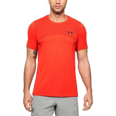 Shop Under Armour Mens  Seamless Knit T-shirt In Beta