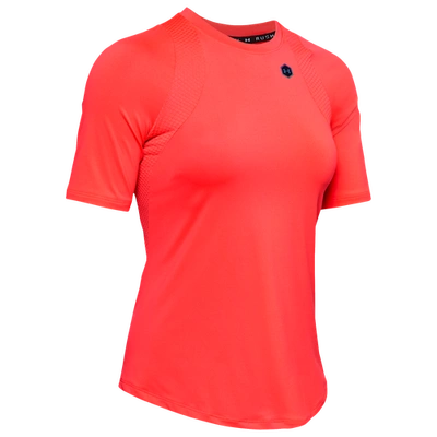 Shop Under Armour Womens  Rush Short Sleeve T-shirt In Beta