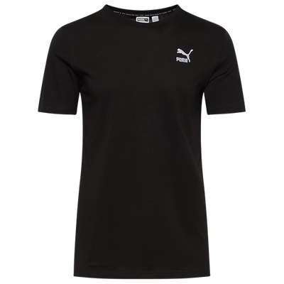 Shop Puma Mens  Classics Logo T-shirt In  Black/white