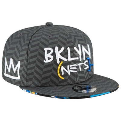Shop New Era Mens Brooklyn Nets  Nba 950 City Series Snapback Cap In Black/white