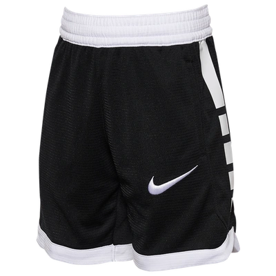 Shop Nike Boys  Elite Stripe Shorts In Black/white