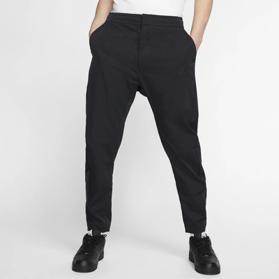 Shop Nike Mens  Premium Essentials Woven Pants In Black/black