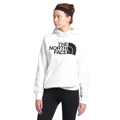 Shop The North Face Womens  Half Dome Pullover Hoodie In Tnf White