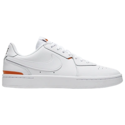 Shop Nike Womens  Court Blanc In White/white/team Orange