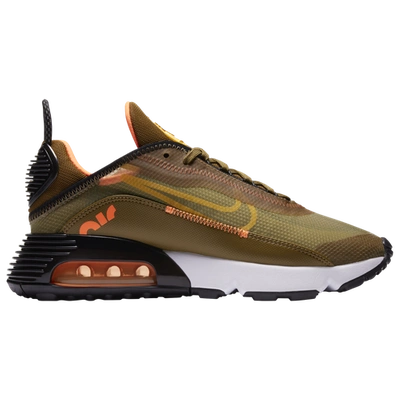 Shop Nike Womens  Air Max 2090 In Olive/olive/orange