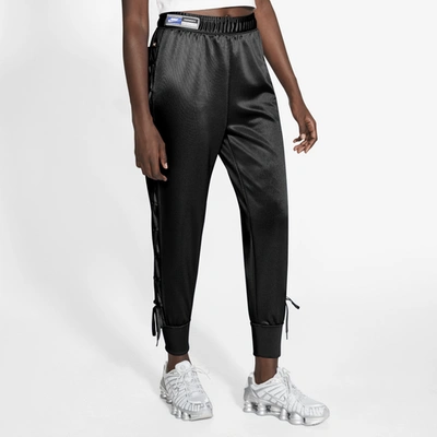 Shop Nike Womens  Sisterhood Lace-up Pants In Black/white