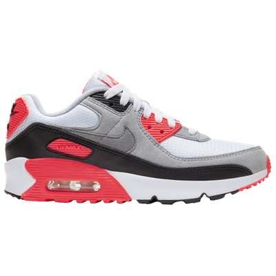 Shop Nike Boys  Air Max 90 In White/red/gray