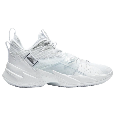 Shop Jordan Mens  Why Not Zer0.3 In White/metallic Silver/black