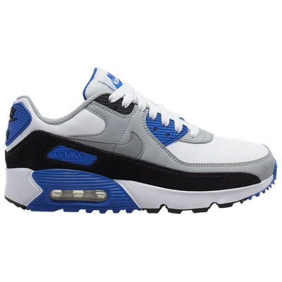 Shop Nike Boys  Air Max 90 In White/particle Grey/light Smoke Grey