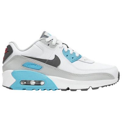 Shop Nike Boys  Air Max 90 In White/blue/red