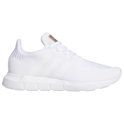 Shop Adidas Originals Swift Run Casual Shoes In White/white
