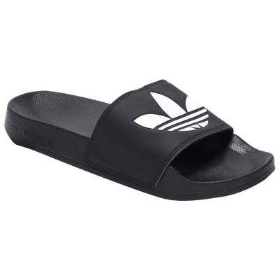 Shop Adidas Originals Mens  Adilette Slide In Core Black/white/core Black