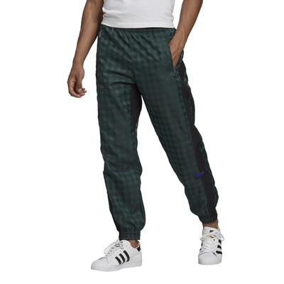 Shop Adidas Originals Mens Adidas Space Track Pants In Green/black