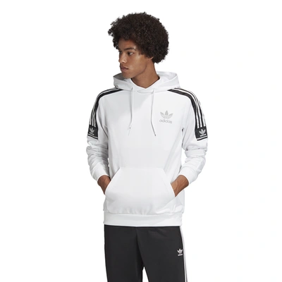 Shop Adidas Originals Mens  Chile Hoodie In White/black