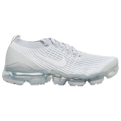 Shop Nike Womens  Air Vapormax Flyknit 3 In White/white/pure Platinum