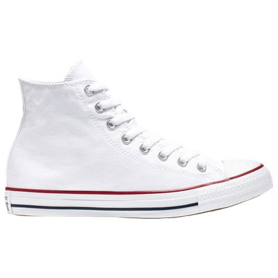 Shop Converse Mens  All Star High Top In Optical White/white/white