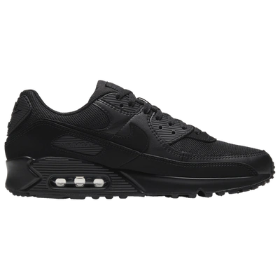Shop Nike Mens  Air Max 90 In Black/black/black