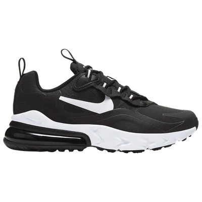 Shop Nike Boys  Air Max 270 React In Black/white/black