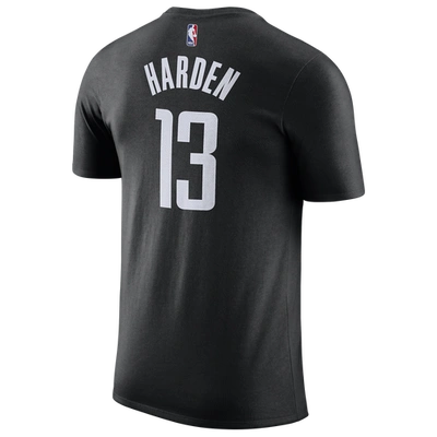 Shop Nike Mens James Harden  Nba Player Name & Number Dri-fit T-shirt In Black