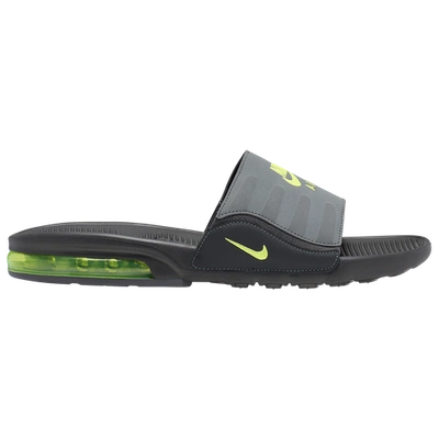Shop Nike Mens  Air Max Camden Slide In Anthracite/volt/dark Grey