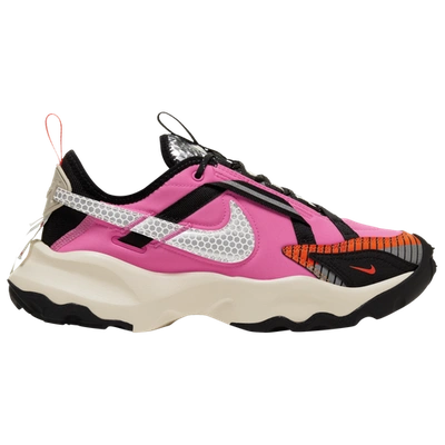 Shop Nike Womens  New Modern Lx In Pink Blast/reflective Silver/light Orewood Brown