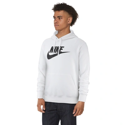 Shop Nike Mens  Gx Club Hoodie In White/black