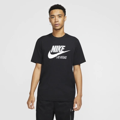 Shop Nike Mens  Nsw City T-shirt In Black/white
